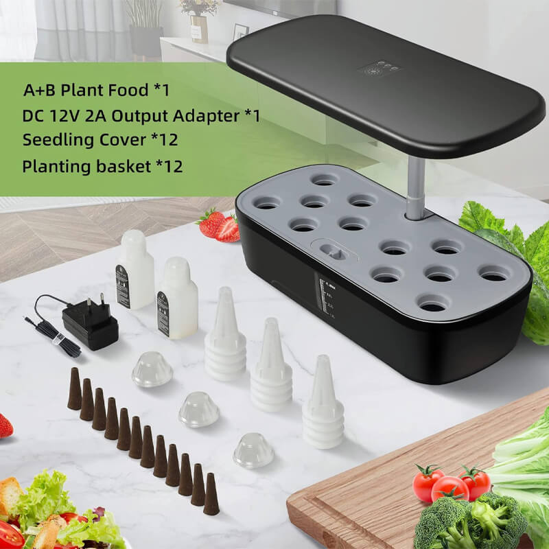 Innovativt hydroponisk vekstsystem – 12 podds kit | Skanto