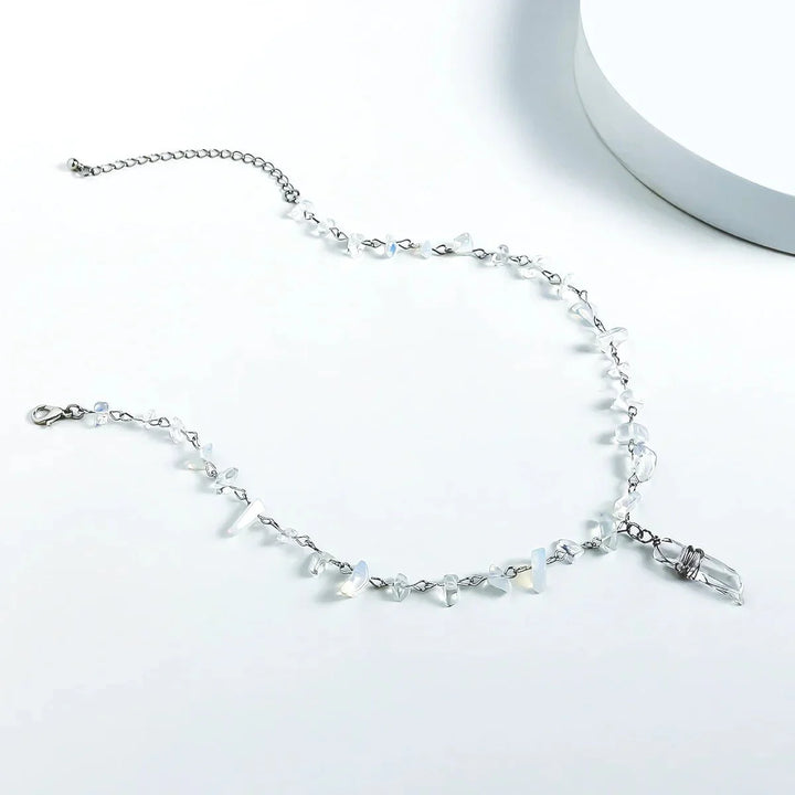 Skanto | Iskrystall Stein Choker Halssmykke