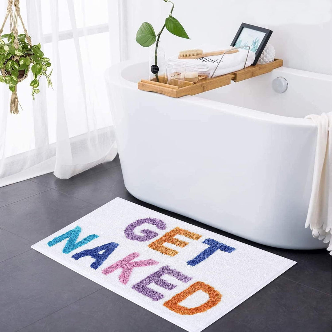 Skanto | Get Naked BadeMatte – Myk tuftet baderug