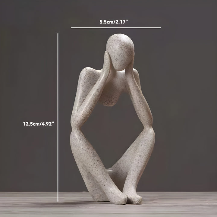 Skanto | Abstrakt Tenker Skulptur Hjem Dekor