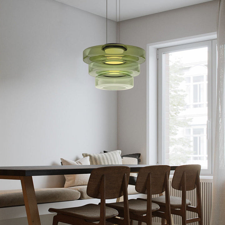 Skanto | Modern Glass Pendant Lamp in Bauhaus Style - AuroraSphere