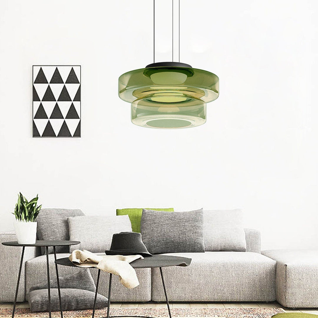 Skanto | Modern Glass Pendant Lamp in Bauhaus Style - AuroraSphere