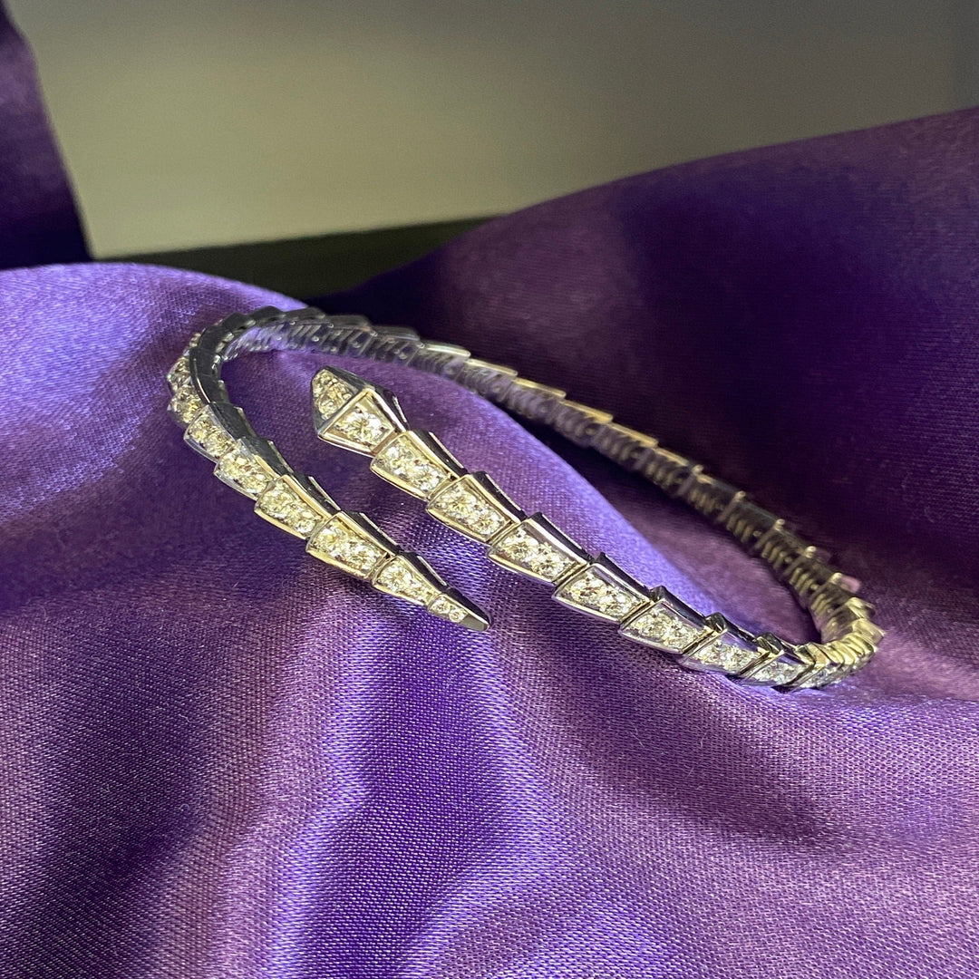 Eternity Band – Luksus Slangearmbånd med Glansfull Finish Skanto