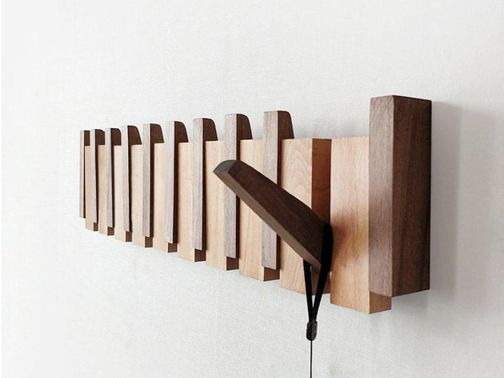 Skanto | Garderobe - PianoWood - Handgemachtes Design - 5-13 Haken