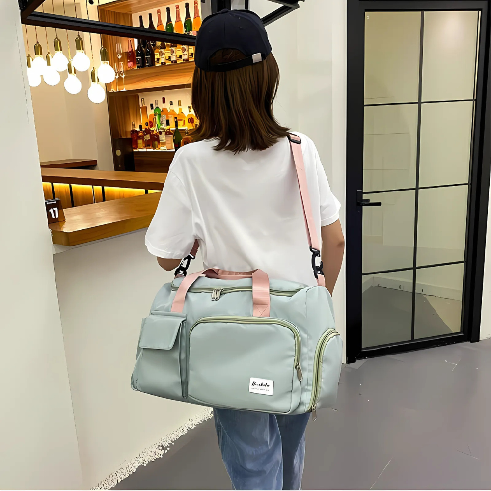 Skanto | Unisex Stor Reise Duffle Bag | Lettvekt Multi Lomme