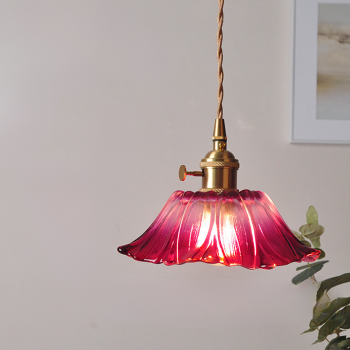 Skanto | Pendant Light Vintage Glass Ceiling Fixture Dining Room Lighting