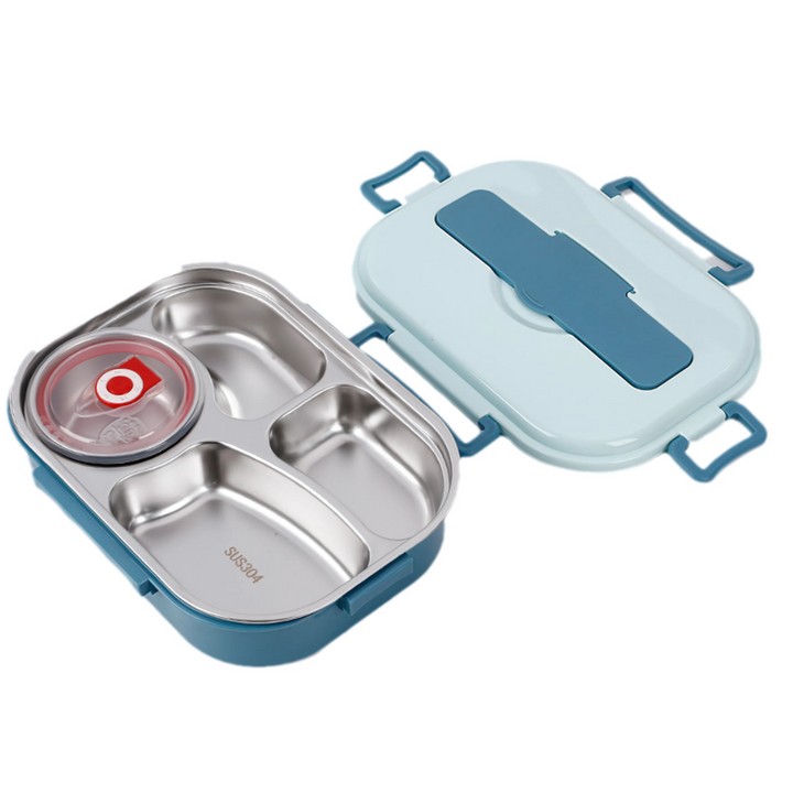Fächer für Bento-Lunchboxen aus Edelstahl
