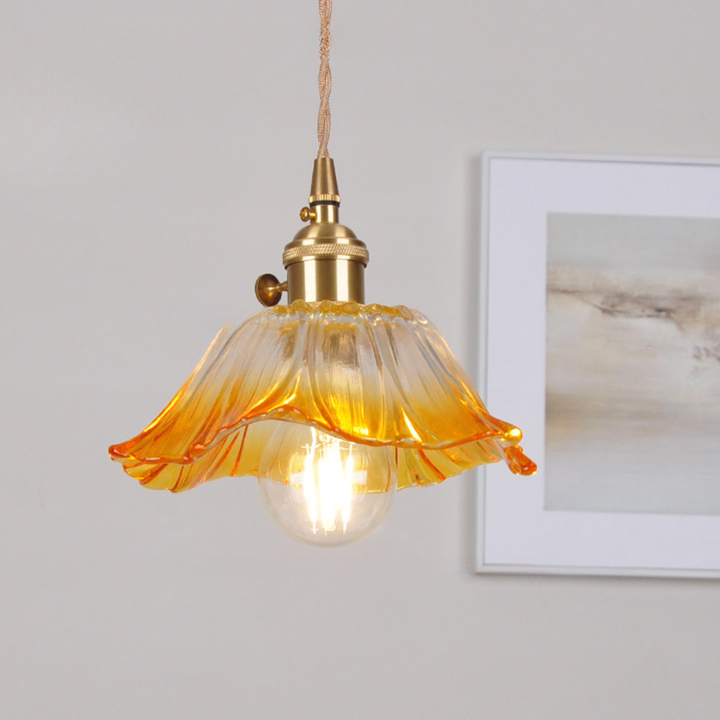 Skanto | Pendant Light Vintage Glass Ceiling Fixture Dining Room Lighting