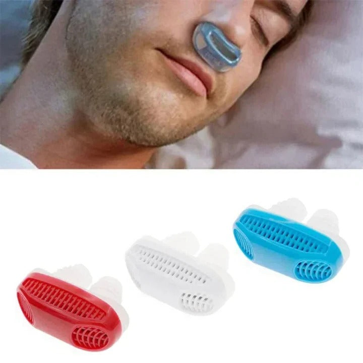Skanto | 2-i-1 Anti Snore Device og Luftrenser Nese Klem