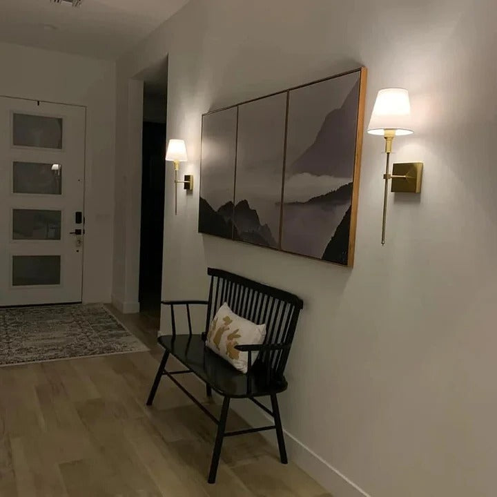 Skanto | Oppladbar trådløs vegglampe sett med 2 pakk av