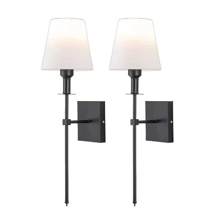 Wiederaufladbares kabellose Wandleuchten-Set, 2er-Pack