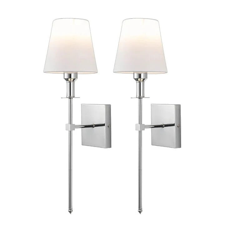 Skanto | Oppladbar trådløs vegglampe sett med 2 pakk av