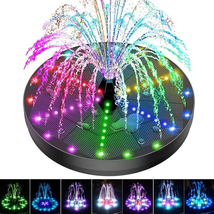 Skanto | Solar Fountain med 60 LED-lamper