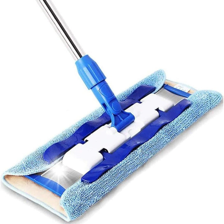 Skanto | Flat Mope med gjenbrukbare vaskbare mopper