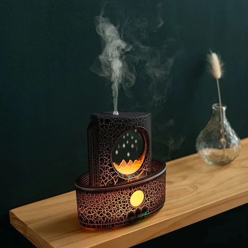 Regnskyer Diffusor og Luftbefeuchter fürätherische Öle