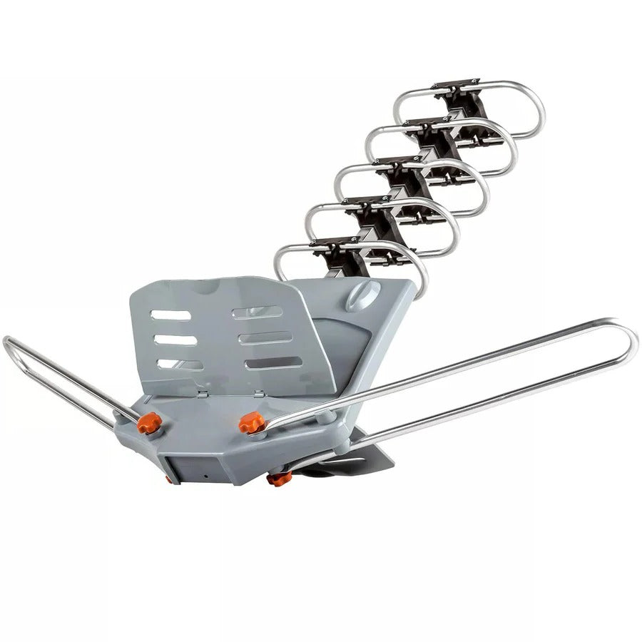 Skanto | Long Range Digital HD TV Antenne med Full 360 Retningsbestemt Motor og Monteringsstang