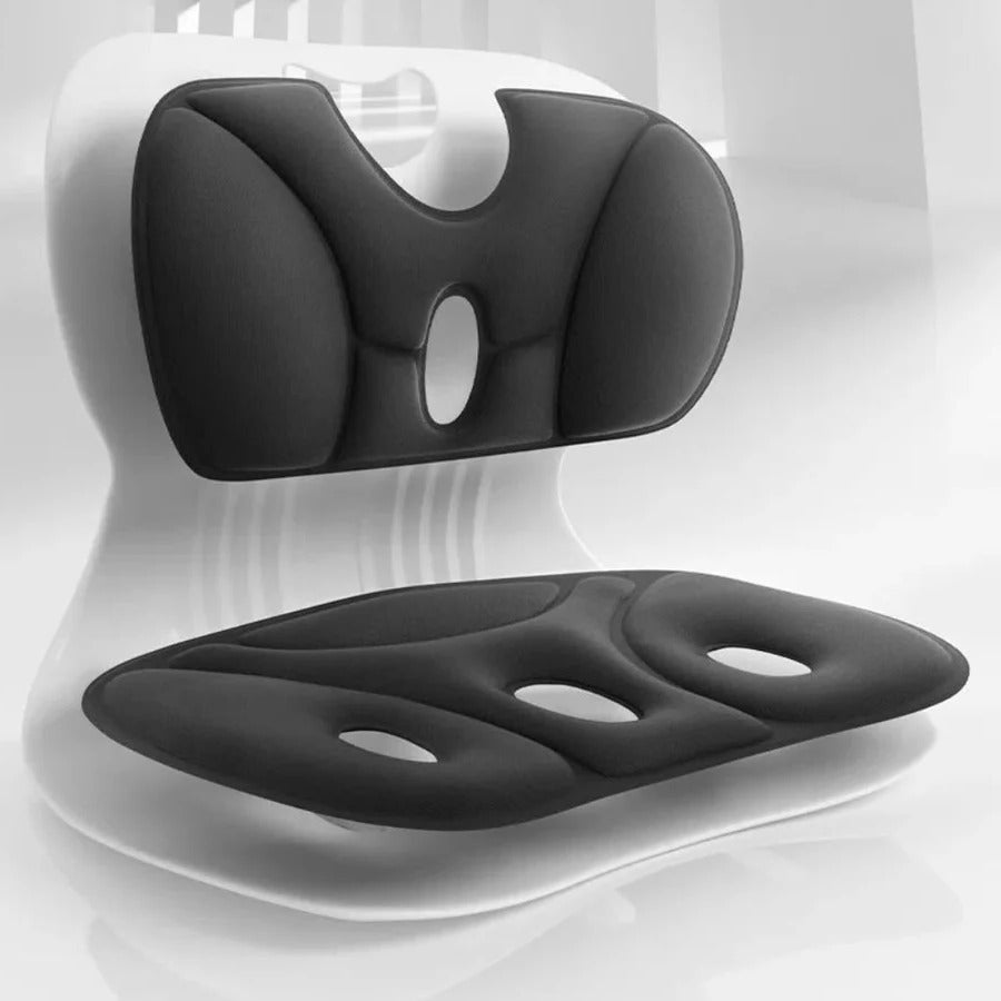 Skanto | Ergonomisk Kontorstol Holdning Korrigerer Sete med Ryggstøtte