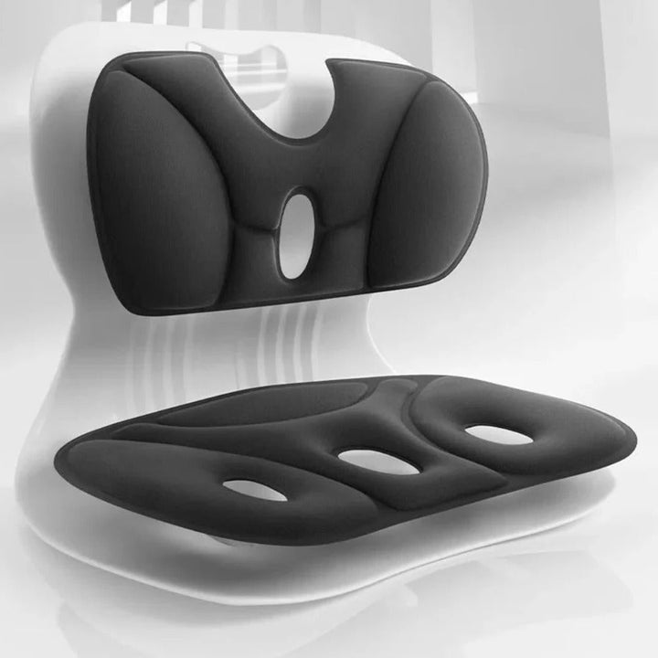 Skanto | Ergonomisk Kontorstol Holdning Korrigerer Sete med Ryggstøtte