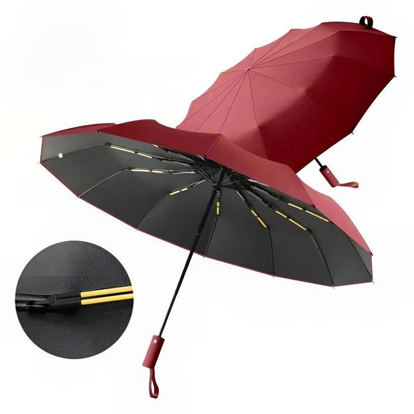 Umweltfreundlicher, winddichter Regenschirm