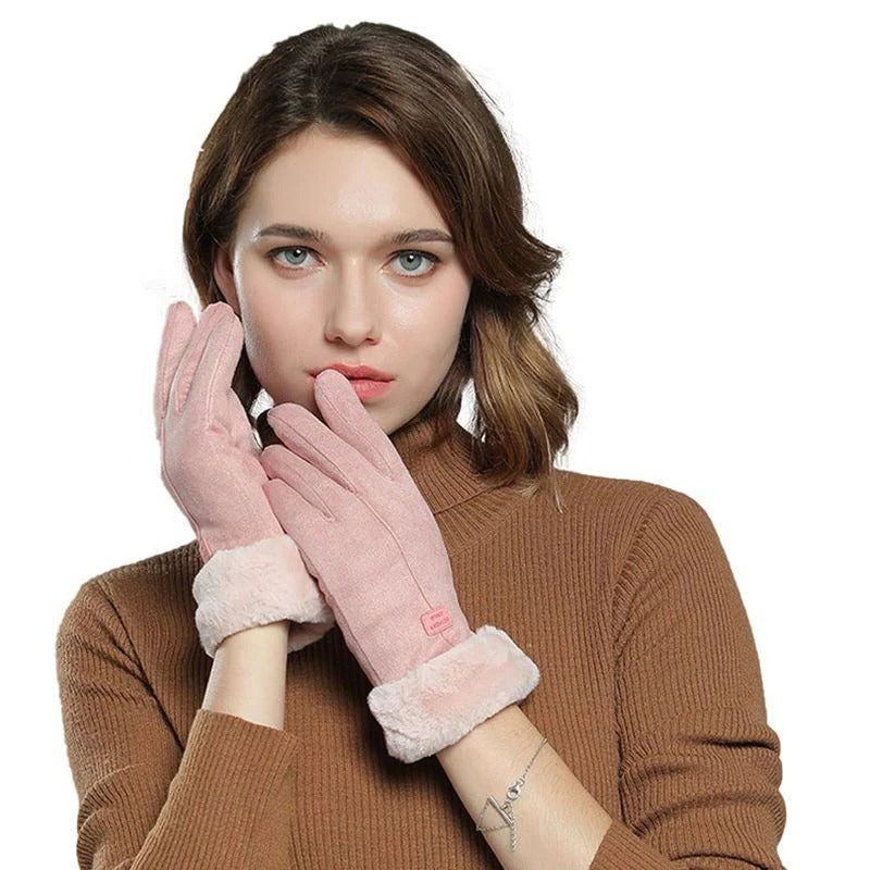 Damen-Winterhandschuhe med Touchscreen-Funktion