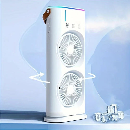 Skanto | Dobbel Hode Bærbar Air Conditioner Vifte