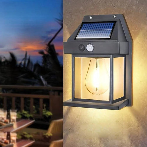 Skanto | 2 Sett Solcellevegglampe Utendørs