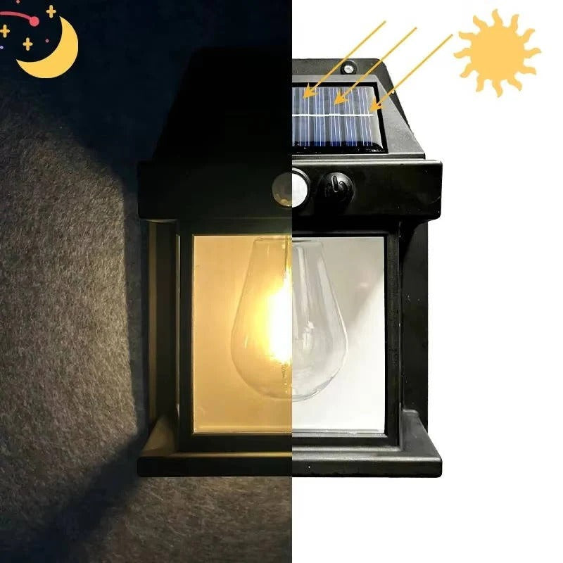 Skanto | 2 Sett Solcellevegglampe Utendørs
