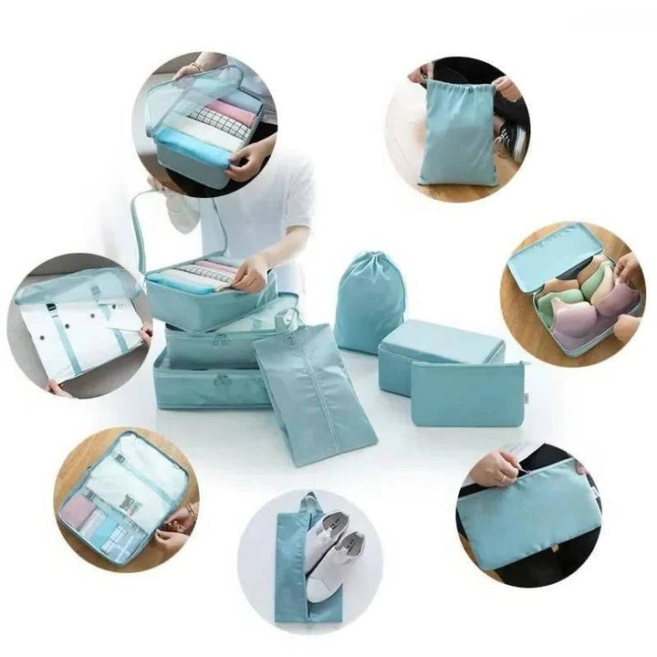 7er-Packwürfel-Set für Reisen