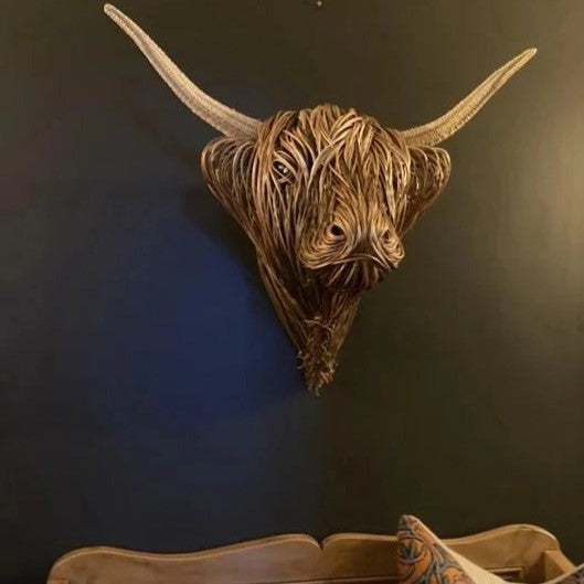 Skanto | Veggmontert Ku Skulptur