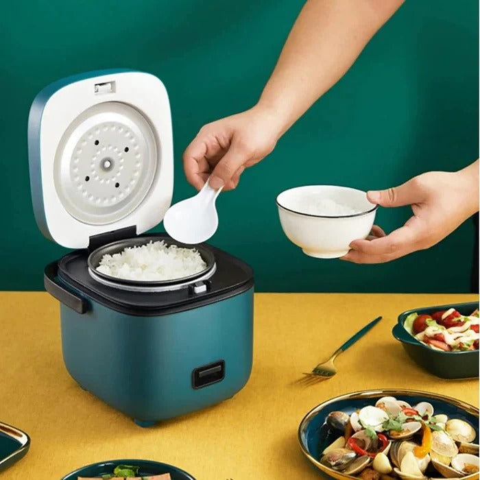 Skanto | Mini Riskoker, 1.2 Qt kapasitet med non-stick kjele