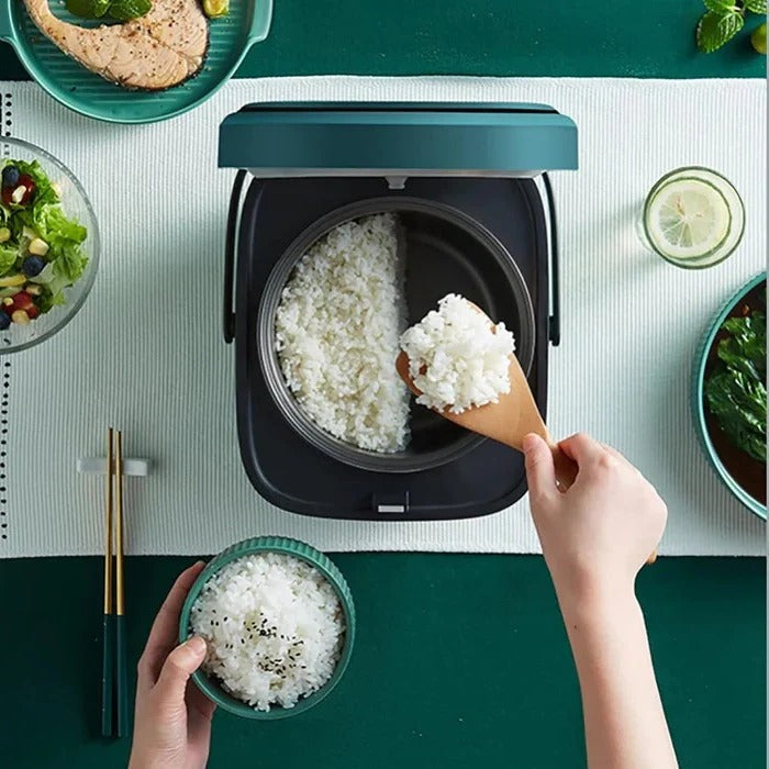 Skanto | Mini Riskoker, 1.2 Qt kapasitet med non-stick kjele