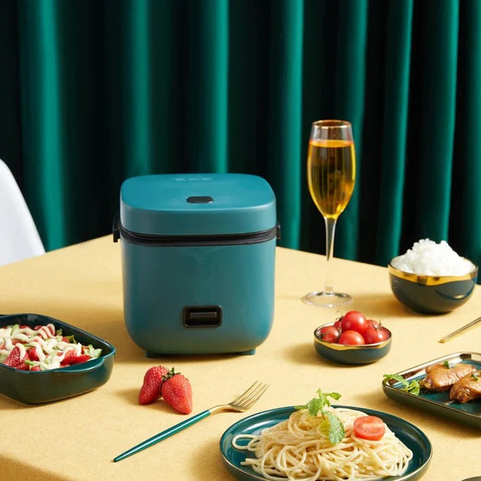 Skanto | Mini Riskoker, 1.2 Qt kapasitet med non-stick kjele