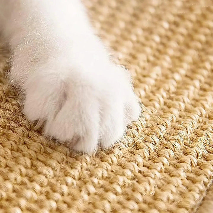 Sisal-Kratzbrettmatte, strapazierfähige Kratzunterlage für Katzen