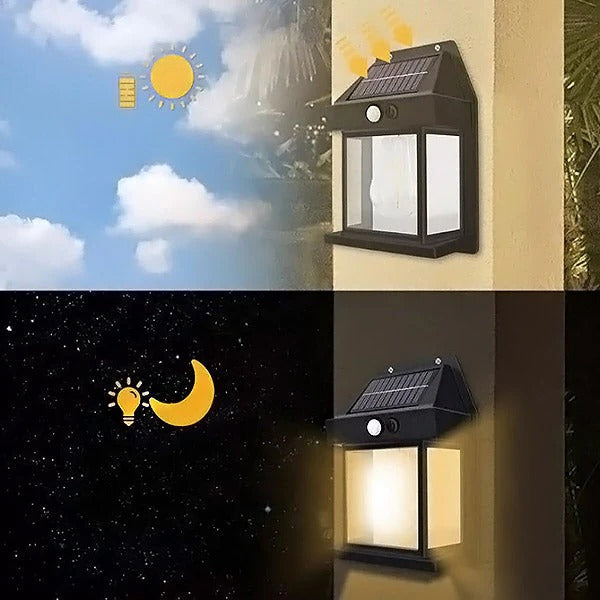 Skanto | Utendørs solenergi LED-lamper med bevegelsessensor
