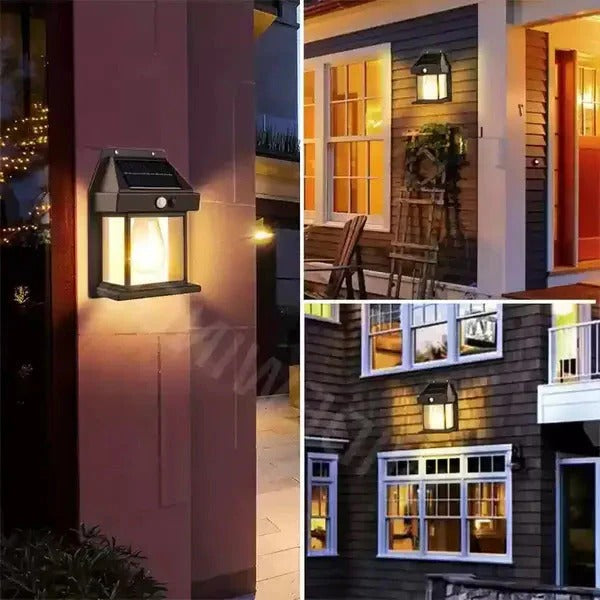 Skanto | Utendørs solenergi LED-lamper med bevegelsessensor