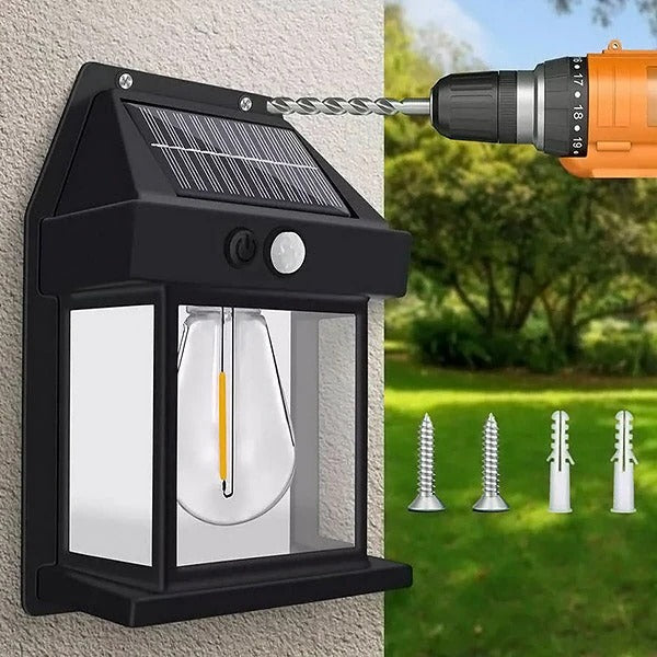 Skanto | Utendørs solenergi LED-lamper med bevegelsessensor
