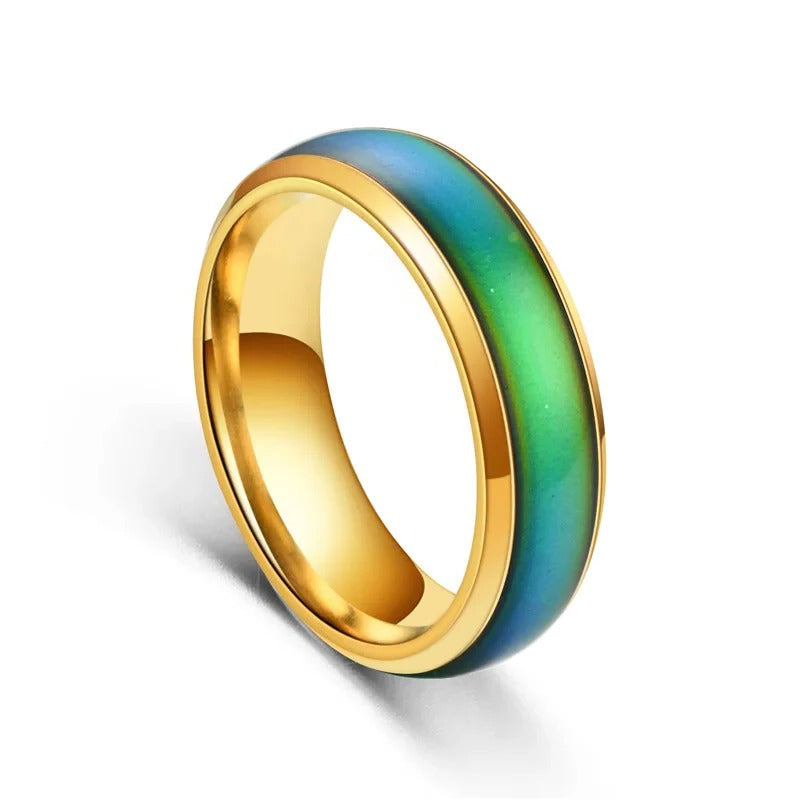 Skanto | Rustfritt Stål Humør Ring