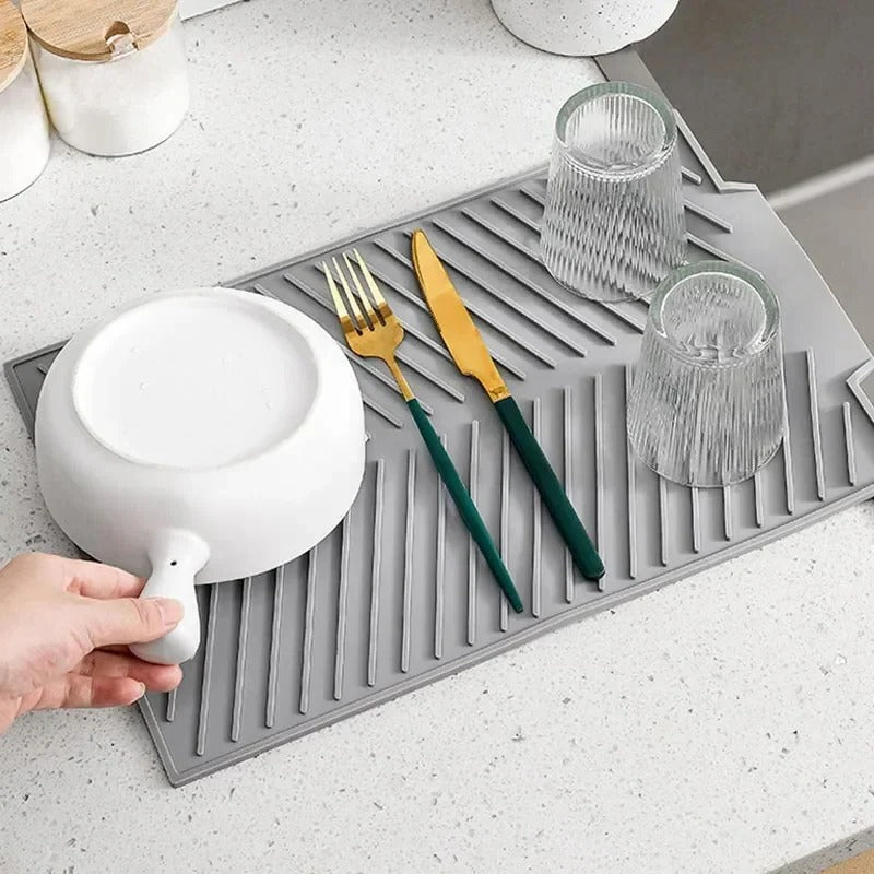 Skanto | Silikon Oppvaskmatte med Dreneringsdesign