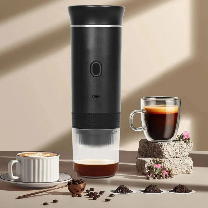Skanto | Bærbar kaffemaskin Espresso Cappuccino og drypp
