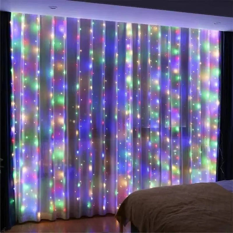 Skanto | Gardin LED Lys med Fjernkontroll, USB Drevet