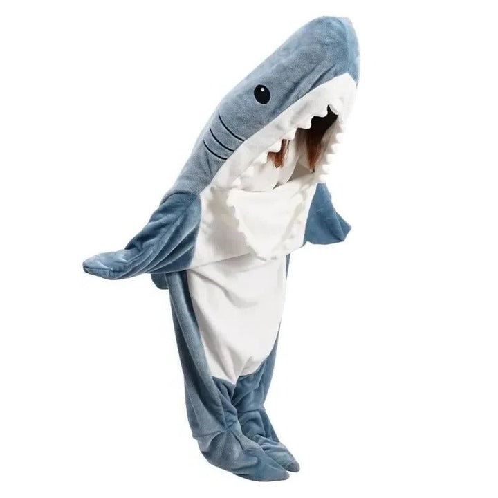 Skanto | Cozy Shark Hettefleece teppe