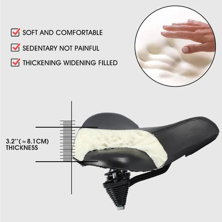 Skanto | AirFlow Comfort Sykkelsete for Lange Turer
