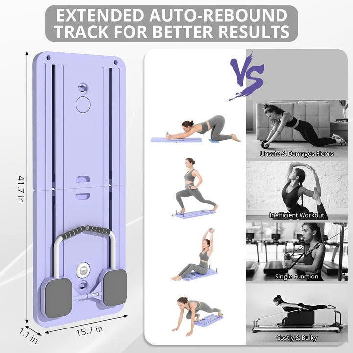 Skanto | HomeStudio Pilates Reformer Board med motstandsbånd