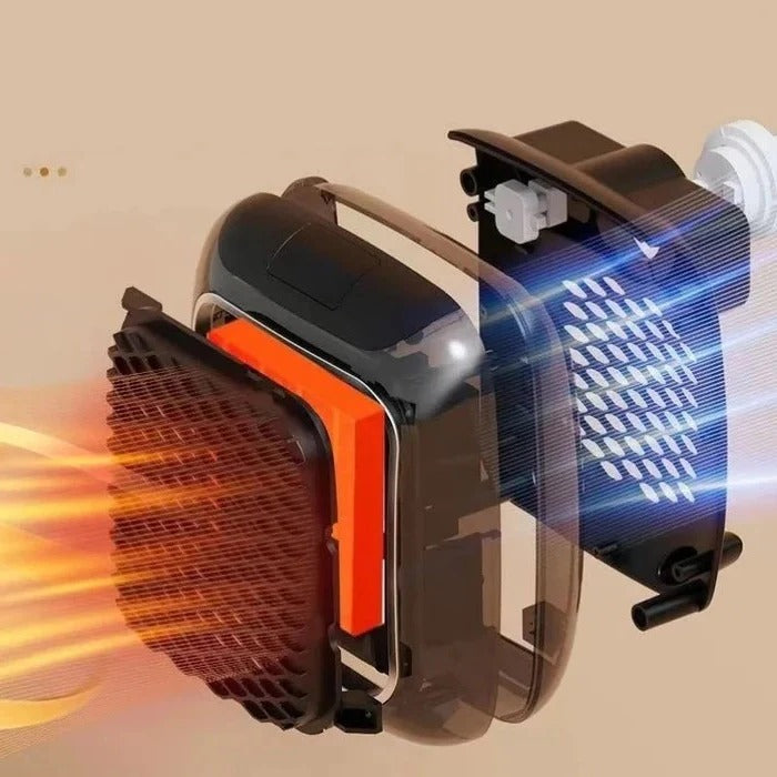 Skanto | Mini Elektrisk Veggvarmer, 800W Plug-In Bærbart Design