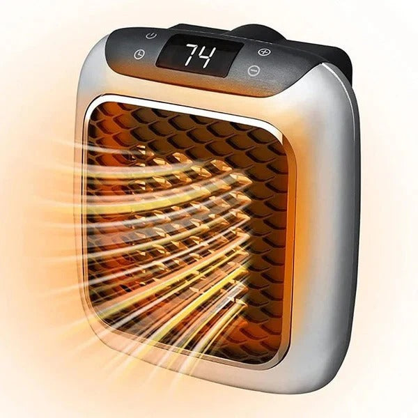 Skanto | Mini Elektrisk Veggvarmer, 800W Plug-In Bærbart Design