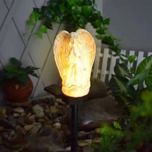 Skanto | Dekorativ solengel hage lampe med LED belysning