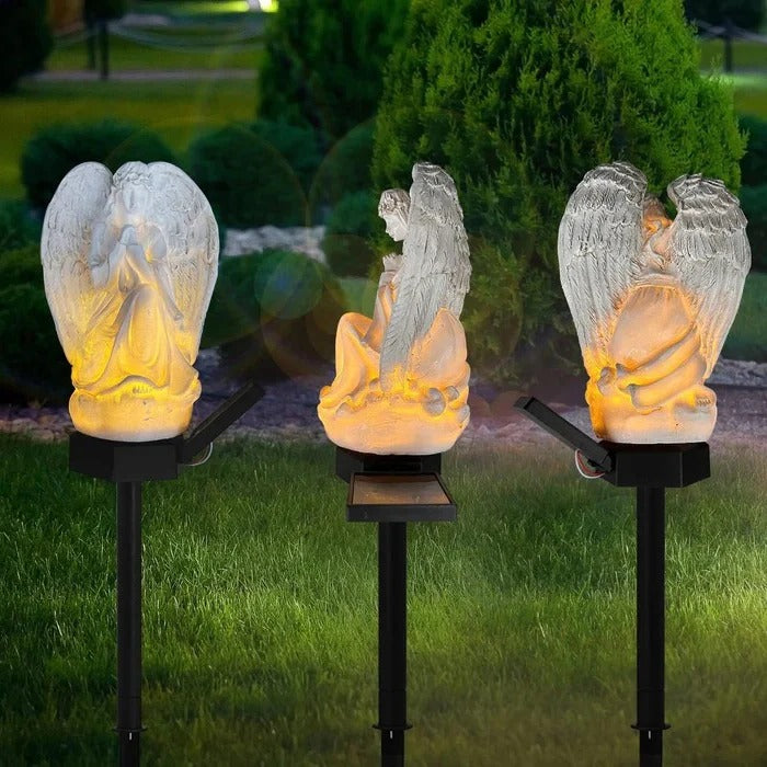 Skanto | Dekorativ solengel hage lampe med LED belysning