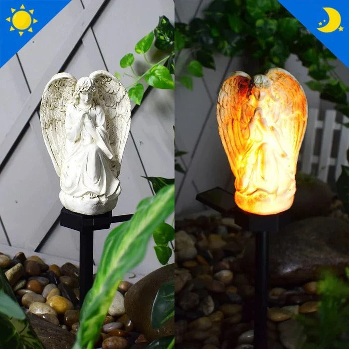 Skanto | Dekorativ solengel hage lampe med LED belysning