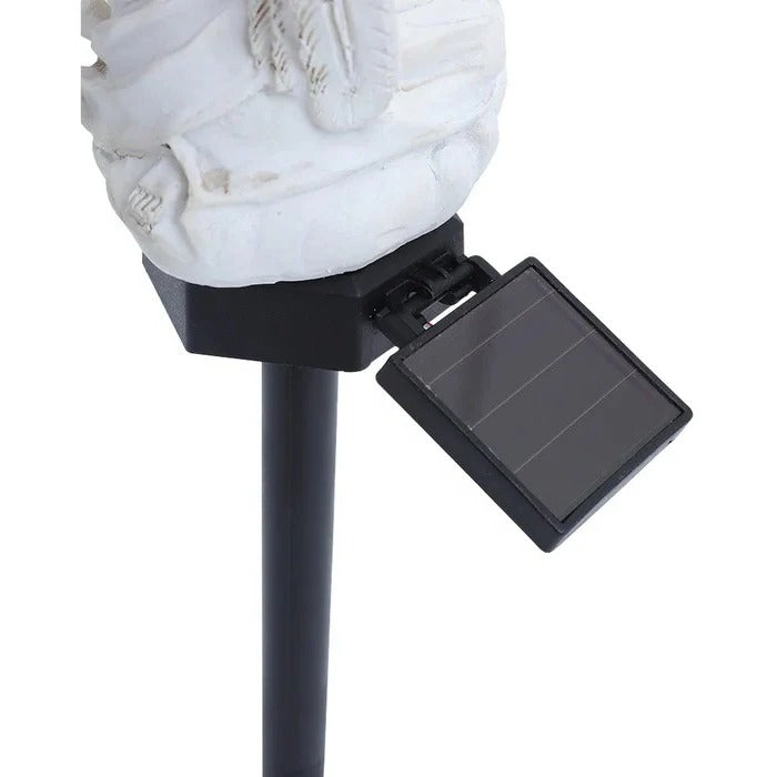 Skanto | Dekorativ solengel hage lampe med LED belysning