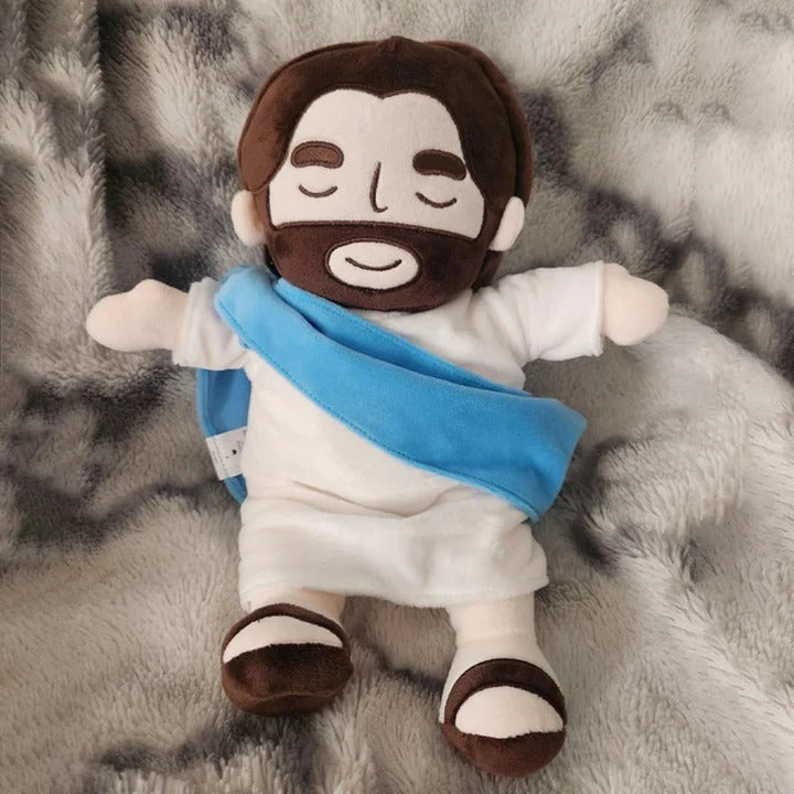 Norvo | Jesus Plush Comfort Doll – Beroligende rytmisk puste leketøy